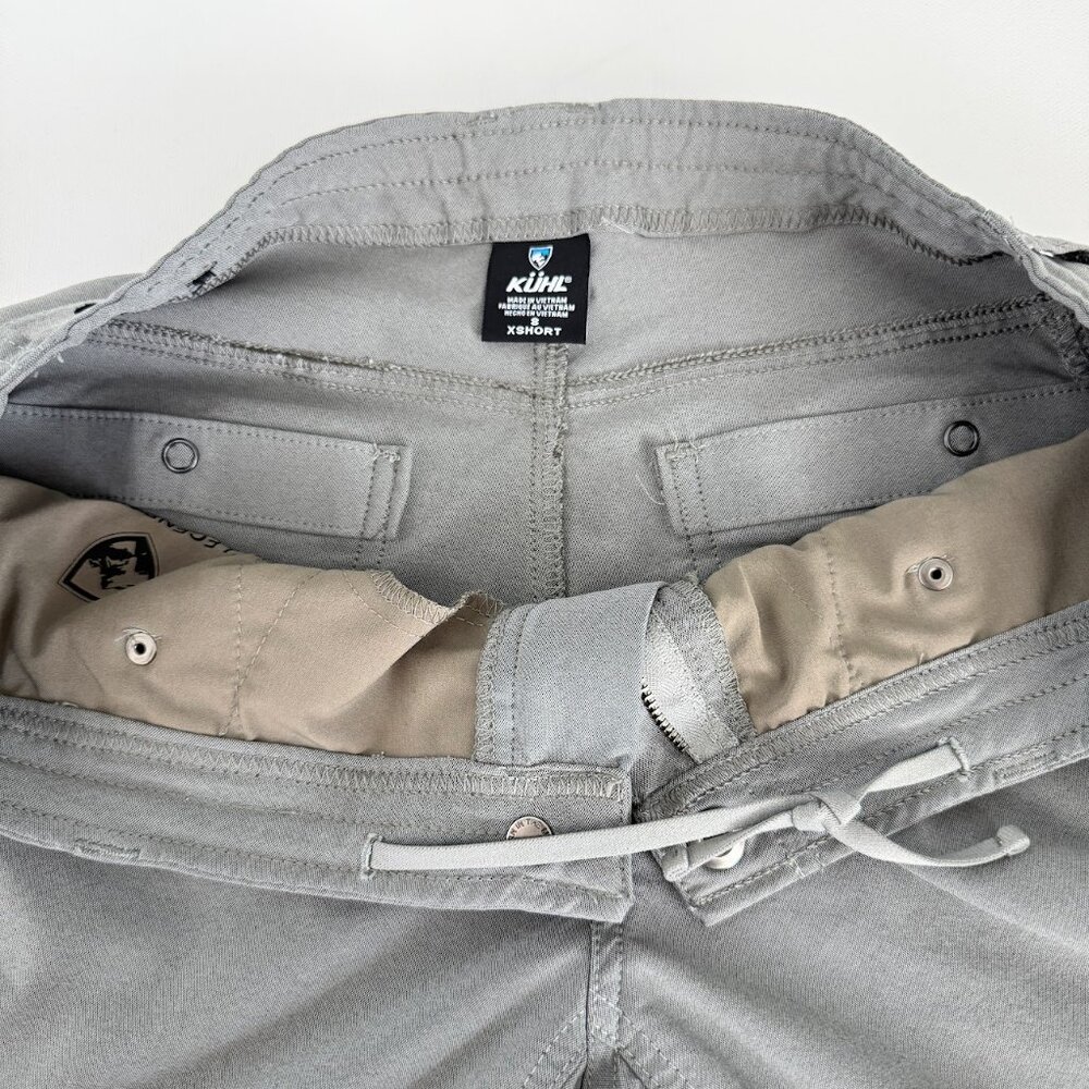 KÜHL Trekr Hiking Pants Womens 8 X-Short Gray Nylon Outdoor Travel Stretch - Picture 5 of 14